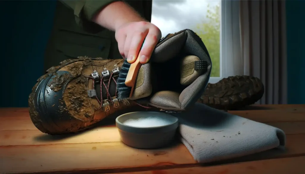 Cleaning the Interior of Hiking Boots