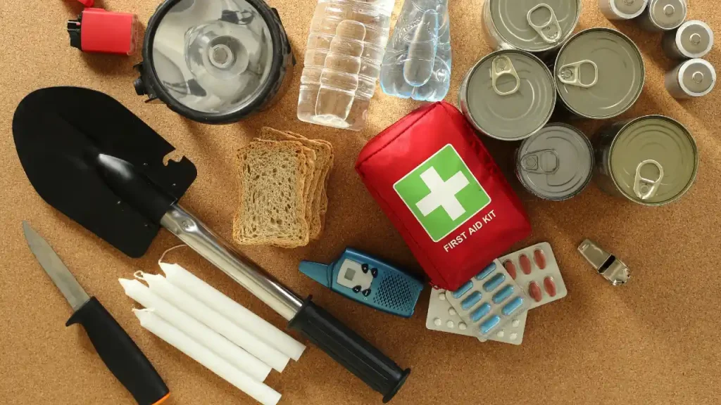 Safety and Emergency Items for hiking