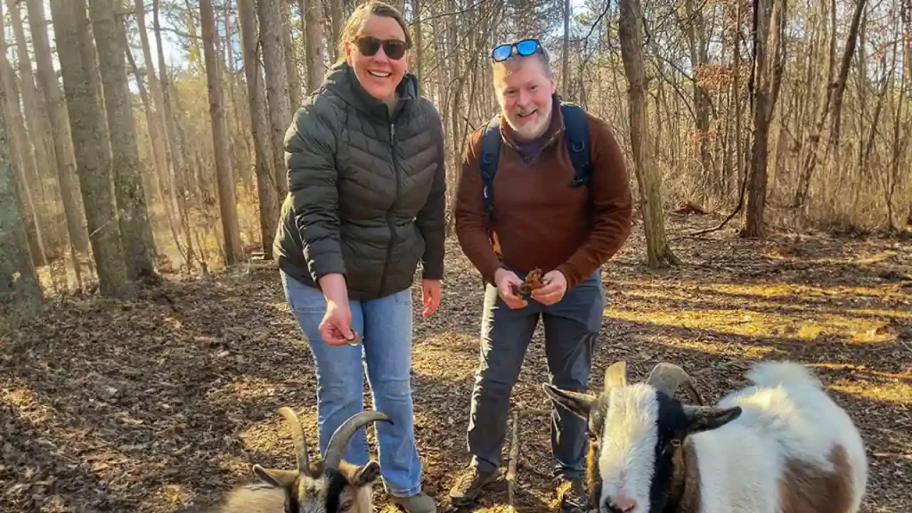Benefits of Hiking with Goats