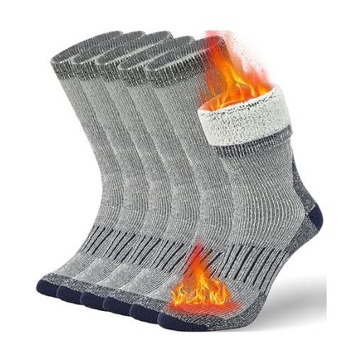 Buttons & Pleats Merino Wool Hiking Socks - Comfort and Durability