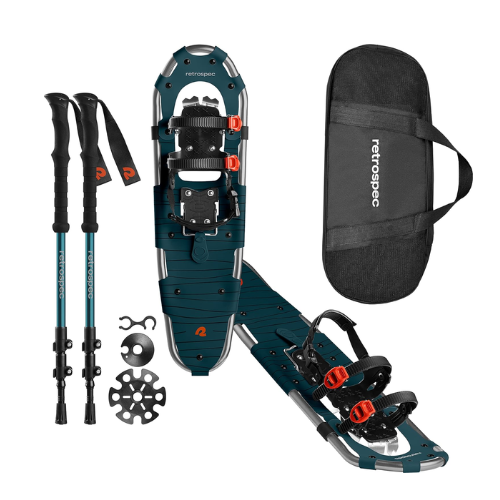 Retrospec Drifter Snowshoes & Trekking Poles Bundle Versatile and Durable