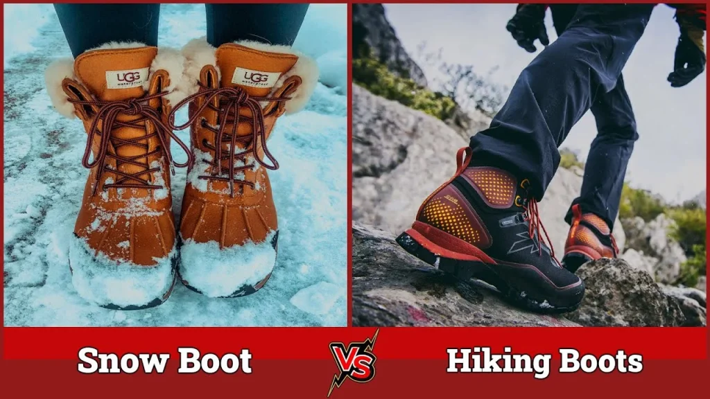 Comparing Hiking Boots and Snow Boots