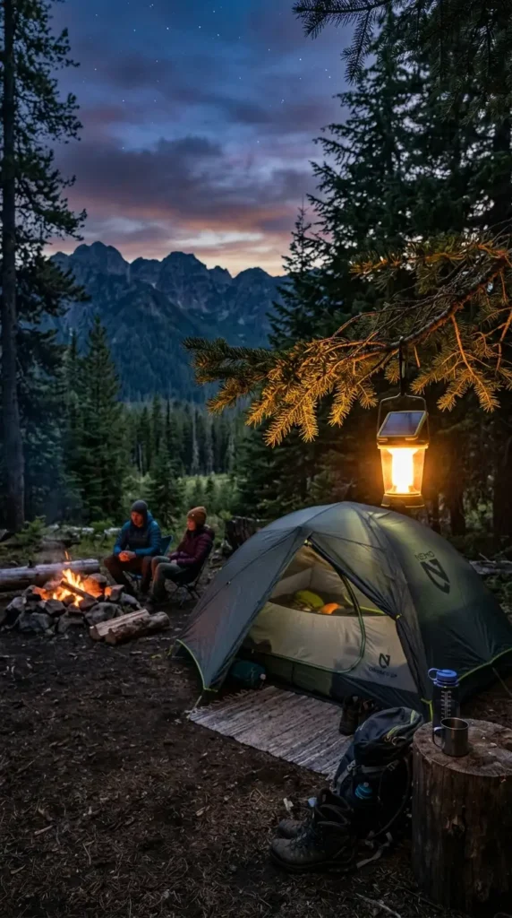 Solar-Powered Camping Lanterns