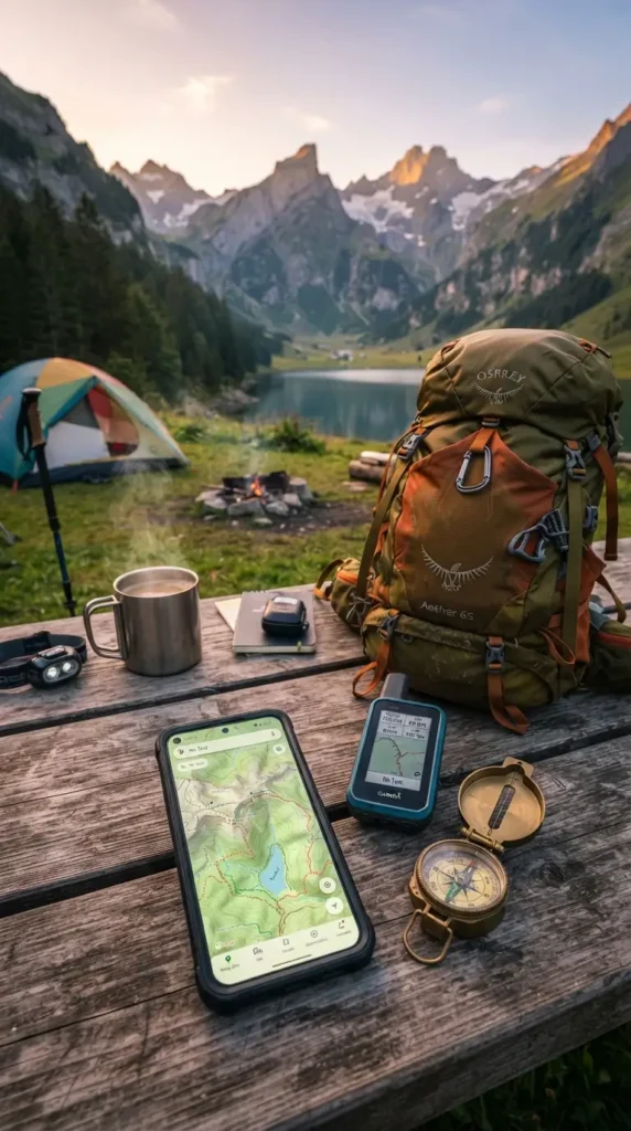 Smart Camping Apps Work Alongside Safety Gear