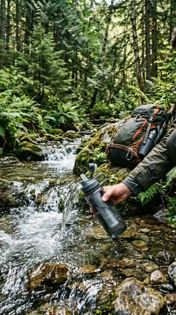 Reusable Outdoor Water Bottles with Filters